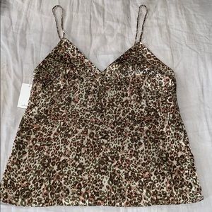 *NWT* Aritzia Wilfred Leopard Tank
